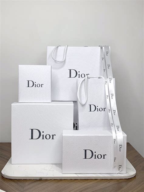 dior scarf gift box with ribbon